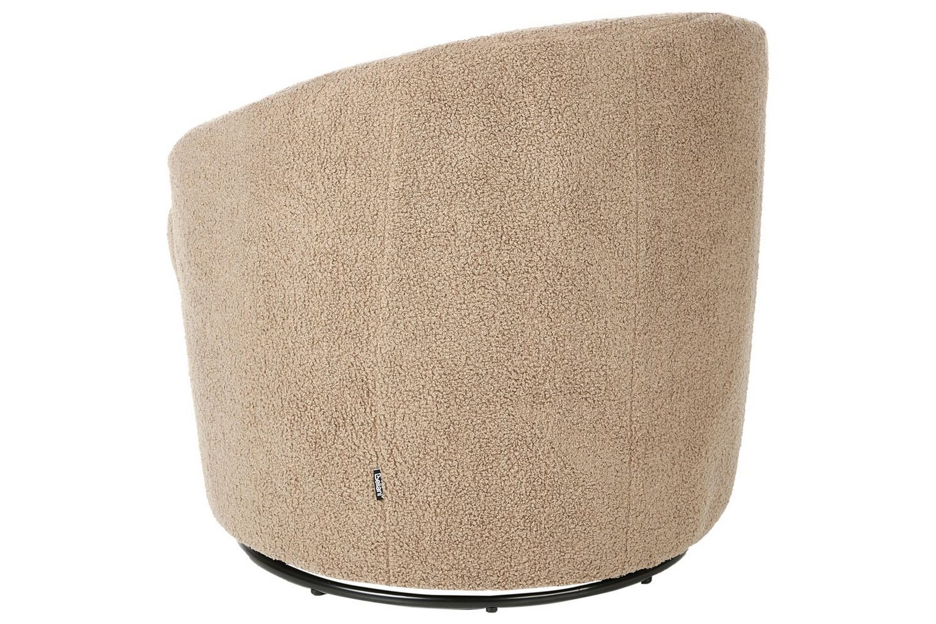 Lænestol Davik Beige/sort - Beige/sort - Møbler - Stole & lænestole - Lænestole - Lænestol uden armlæn