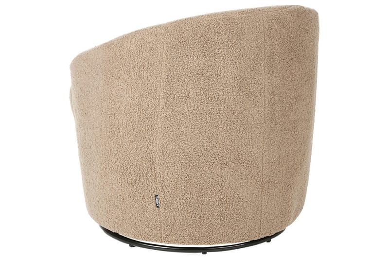 Lænestol Davik Beige/sort - Beige/sort - Møbler - Stole & lænestole - Lænestole - Lænestol uden armlæn