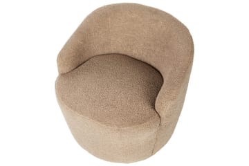 Lænestol Davik Beige/sort - Beige/sort - Møbler - Stole & lænestole - Lænestole - Lænestol uden armlæn