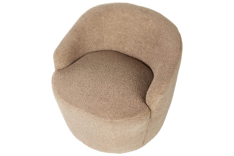 Lænestol Davik Beige/sort - Beige/sort - Møbler - Stole & lænestole - Lænestole - Lænestol uden armlæn