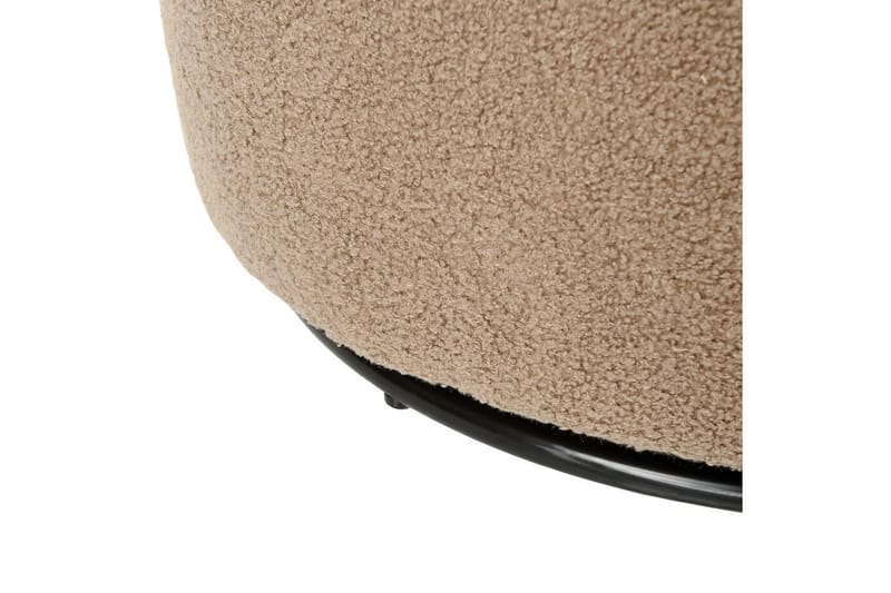 Lænestol Davik Beige/sort - Beige/sort - Møbler - Stole & lænestole - Lænestole - Lænestol uden armlæn
