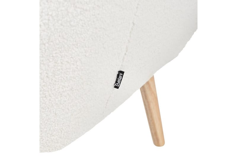 Lænestol Drammen Hvid/lyst træ - Hvid/lyst træ - M øbler - Stole & lænestole - Lænestole - Klubstol