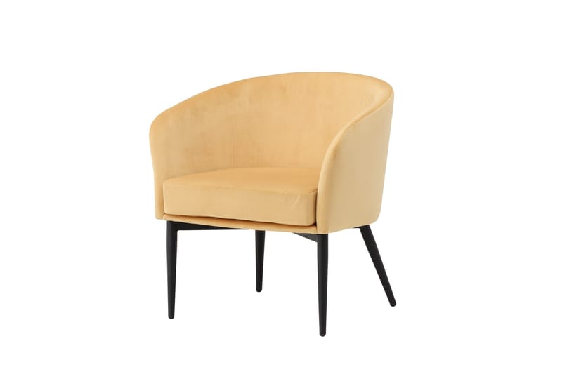 Lænestol Fluffy - Gul - Møbler - Stole & lænestole - Lænestole - Klubstol