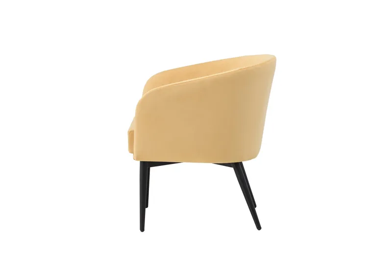 Lænestol Fluffy - Gul - Møbler - Stole & lænestole - Lænestole - Klubstol