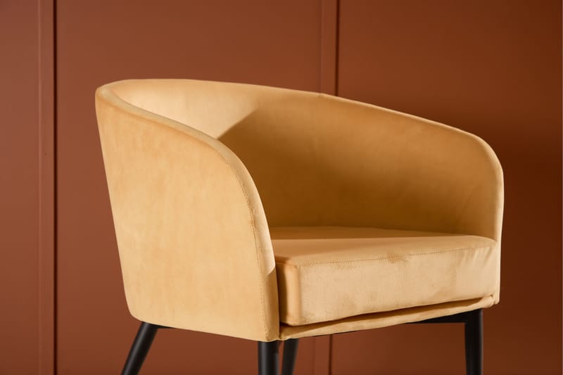 Lænestol Fluffy - Gul - Møbler - Stole & lænestole - Lænestole - Klubstol