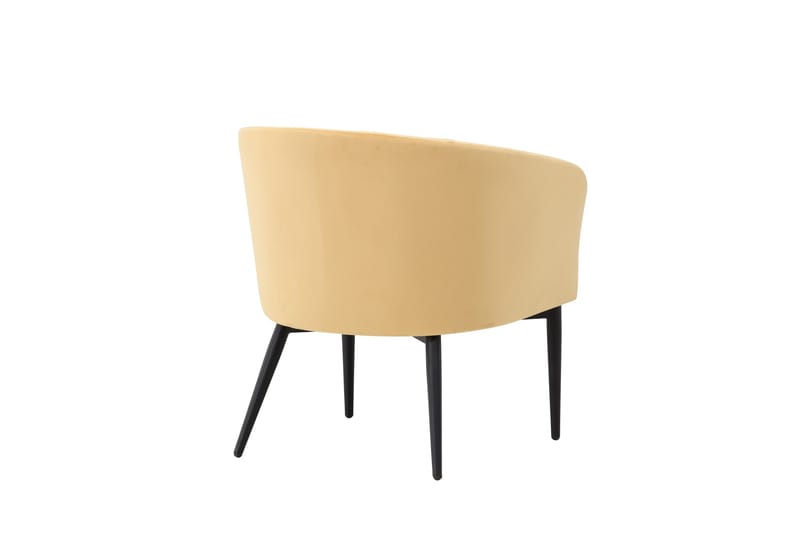 Lænestol Fluffy - Gul - Møbler - Stole & lænestole - Lænestole - Klubstol