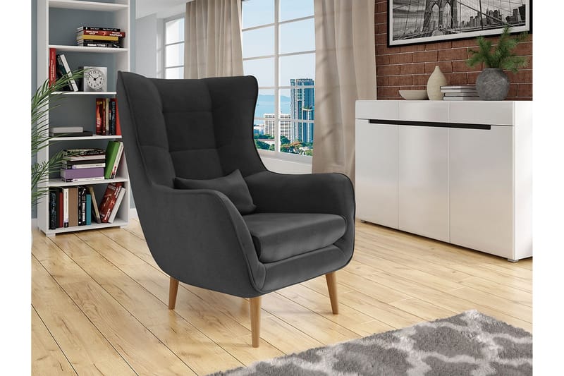 Lænestol - Grå - Møbler - Stole & lænestole - Lænestole