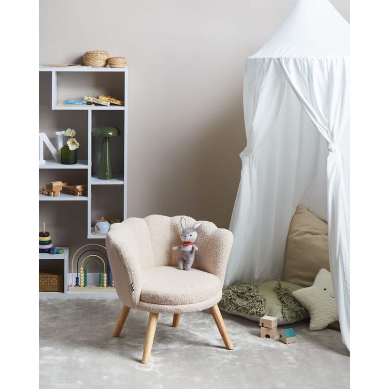 Lænestol Halby - Beige, lyst træ - Møbler - Stole & lænestole - Lænestole - Howard lænestol