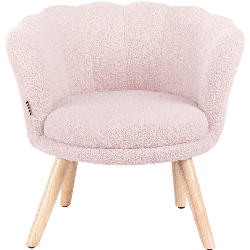 Lænestol Halby - Rosa, lyst træ - Møbler - Stole & lænestole - Lænestole - Howard lænestol