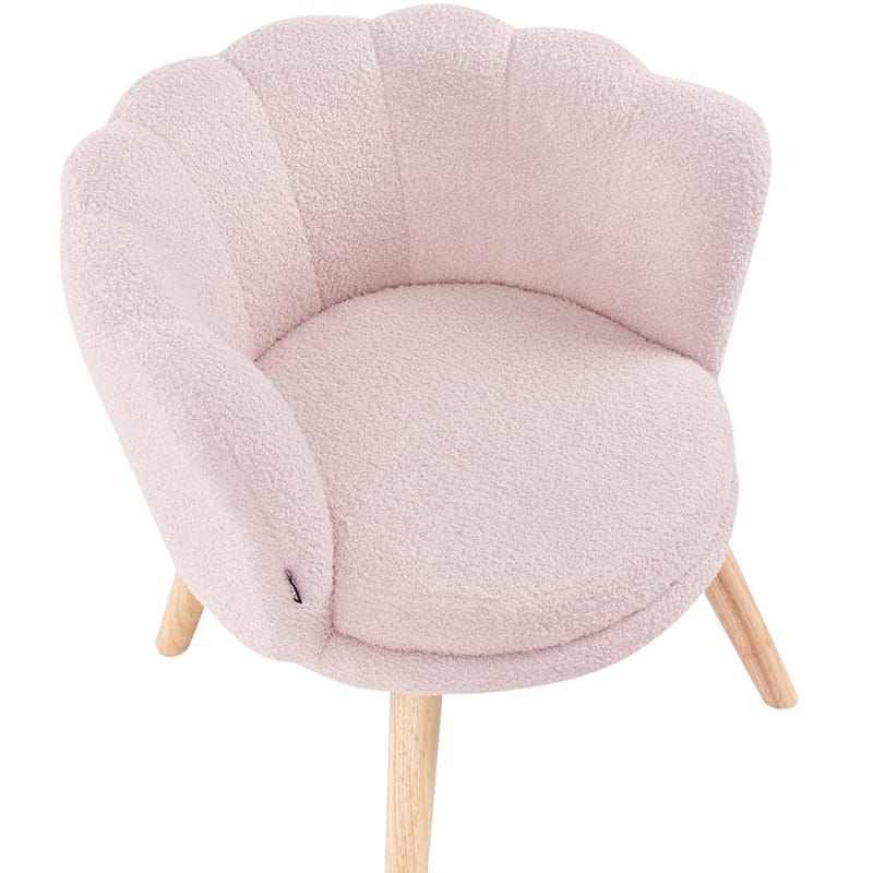 Lænestol Halby - Rosa, lyst træ - Møbler - Stole & lænestole - Lænestole - Howard lænestol