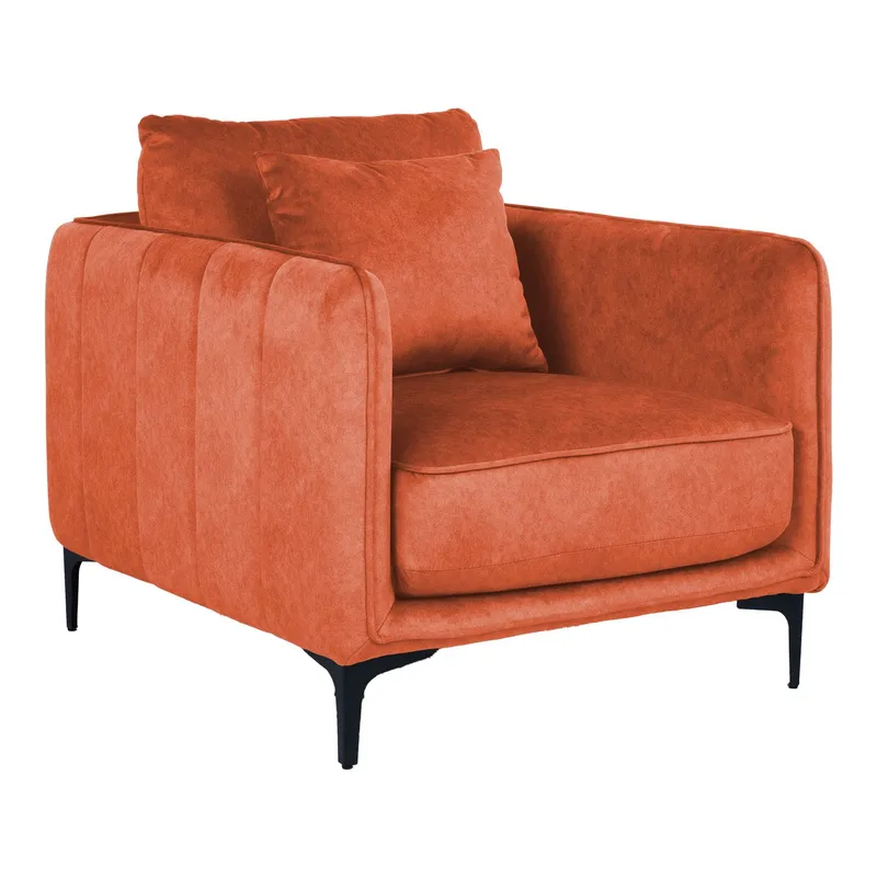 Lænestol HOME4YOU Bianka 100x40xh140 cm, eg, orange