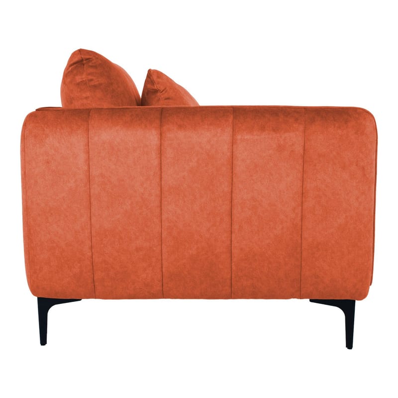 Lænestol HOME4YOU Bianka 100x40xh140 cm, eg - orange - Møbler - Stole & lænestole - Lænestole - Klubstol