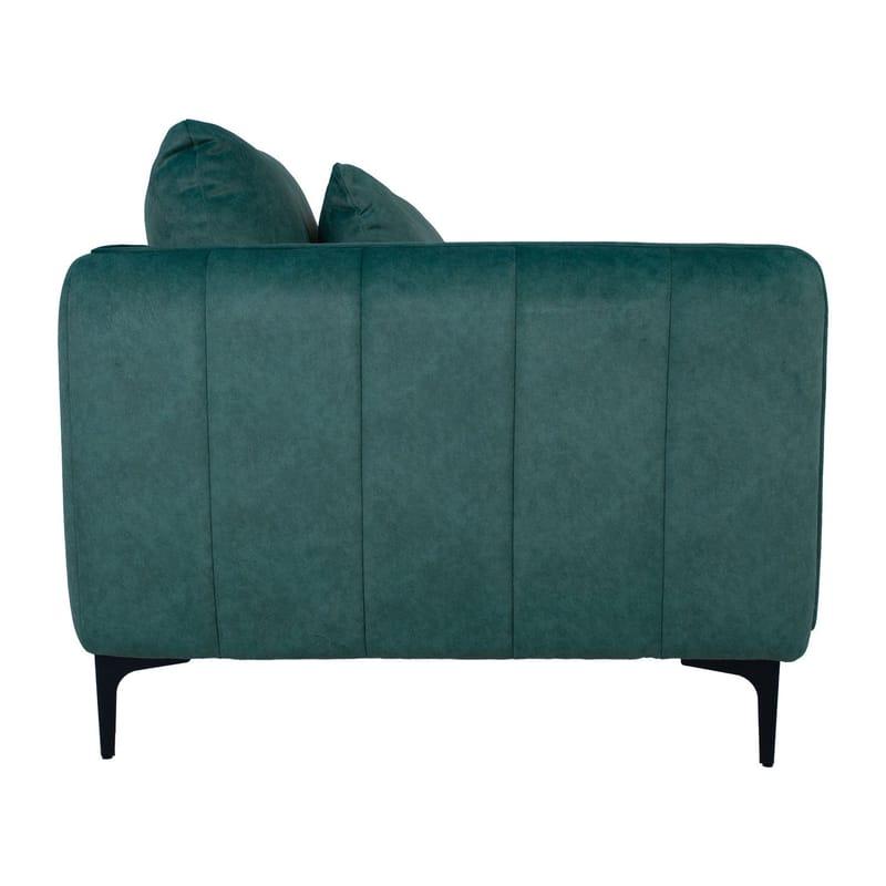 Lænestol HOME4YOU Bianka 80x40xh85 cm, melamin med egetræsbark - grøn - Møbler - Stole & lænestole - Lænestole - Klubstol