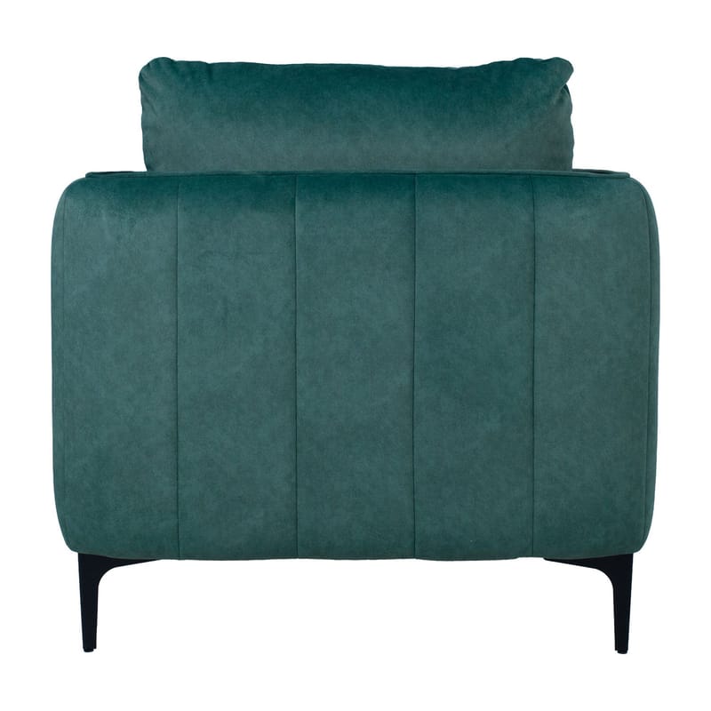 Lænestol HOME4YOU Bianka 80x40xh85 cm, melamin med egetræsbark - grøn - Møbler - Stole & lænestole - Lænestole - Klubstol