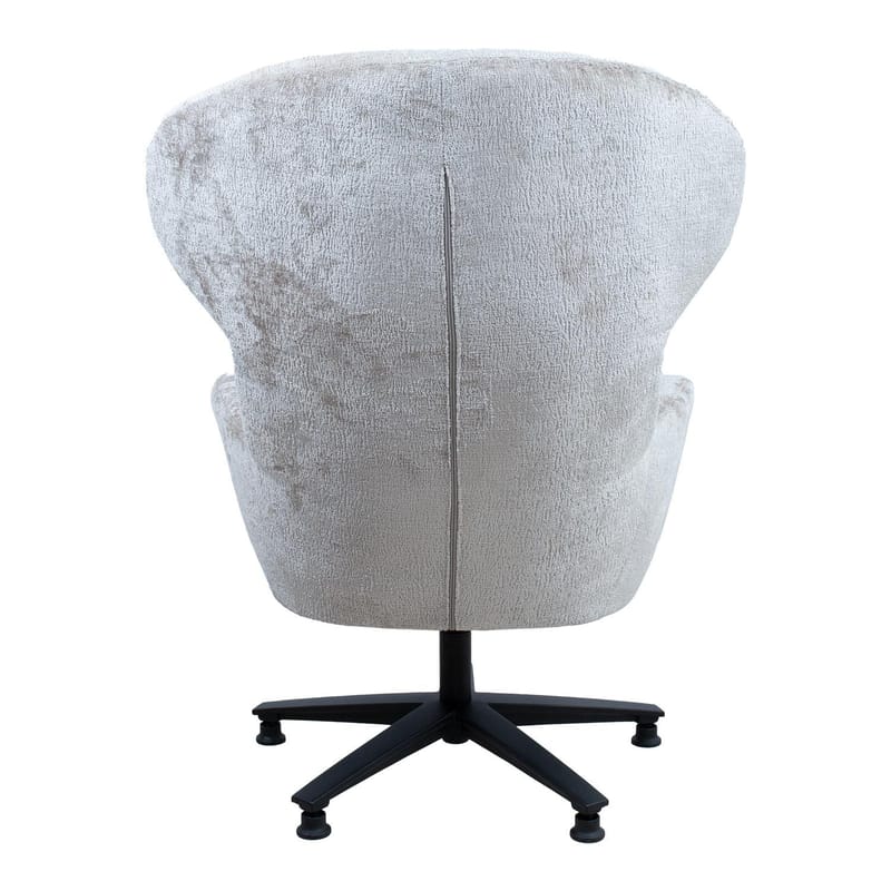 Lænestol HOME4YOU Karolina 100x40xh140 cm, eg - Cremehvid - Møbler - Stole & lænestole - Lænestole - Øreklapstol