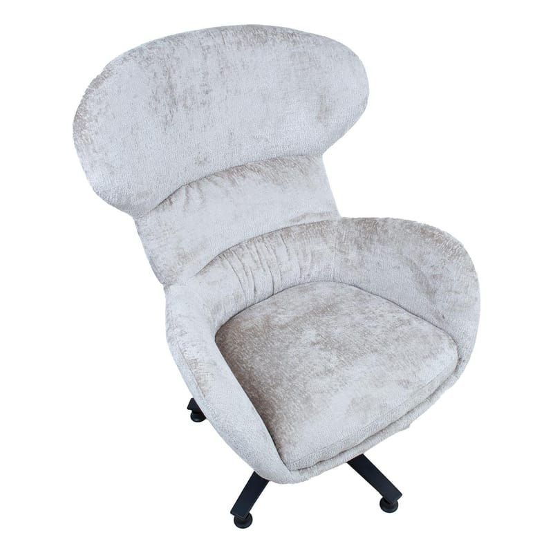 Lænestol HOME4YOU Karolina 100x40xh140 cm, eg - Cremehvid - Møbler - Stole & lænestole - Lænestole - Øreklapstol