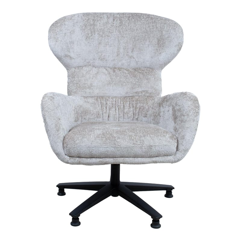 Lænestol HOME4YOU Karolina 100x40xh140 cm, eg - Cremehvid - Møbler - Stole & lænestole - Lænestole - Øreklapstol