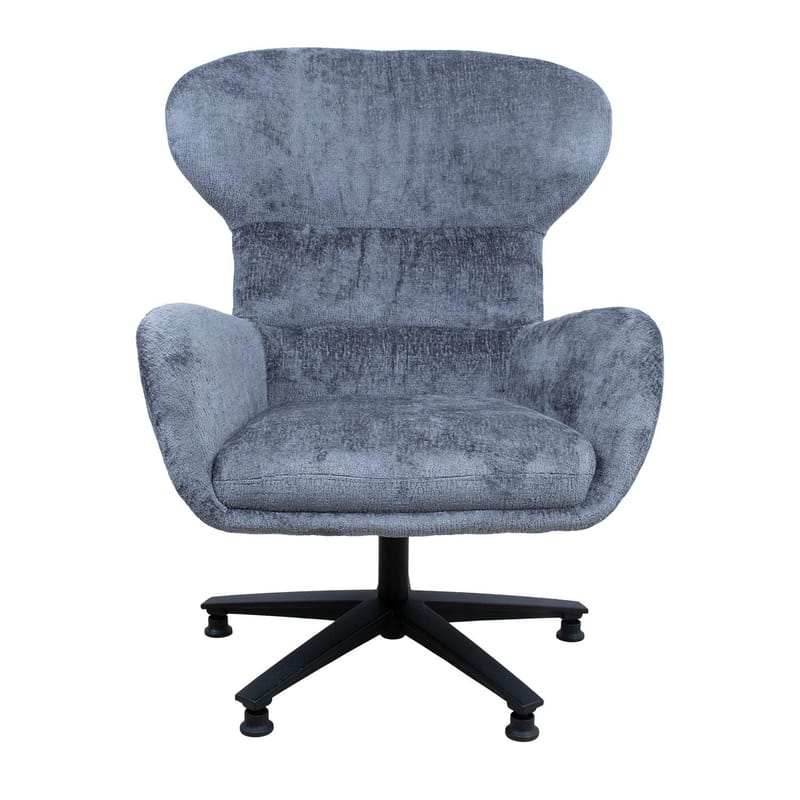 Lænestol HOME4YOU Karolina 180x40xh76 cm, Eg - Grå - Møbler - Stole & lænestole - Lænestole - Øreklapstol