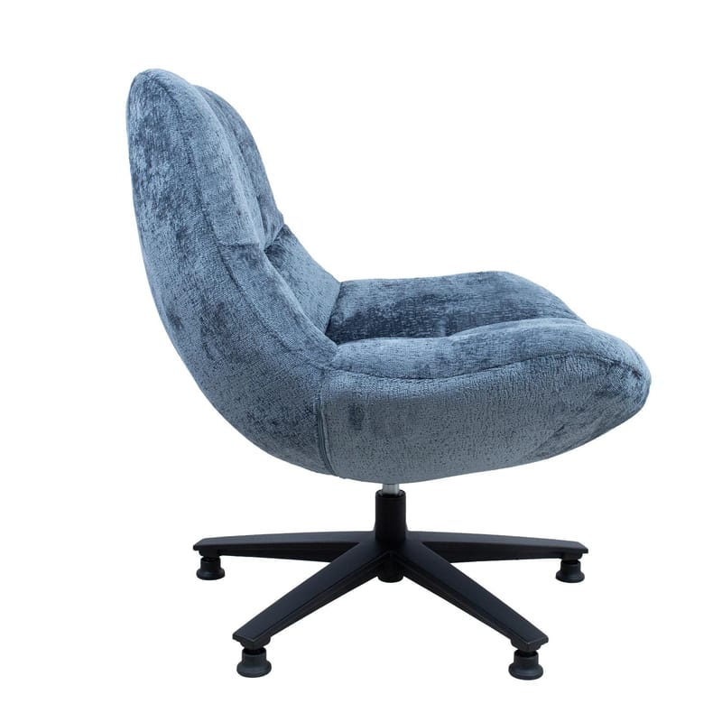 Lænestol HOME4YOU Kendra 100x40xh115 cm, Sort - blå - Møbler - Stole & lænestole - Lænestole - Lænestol uden armlæn