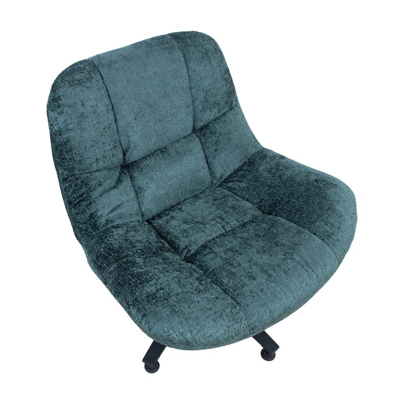 Lænestol HOME4YOU Kendra 150x40xh80 cm, Sort - grøn - Møbler - Stole & lænestole - Lænestole - Lænestol uden armlæn