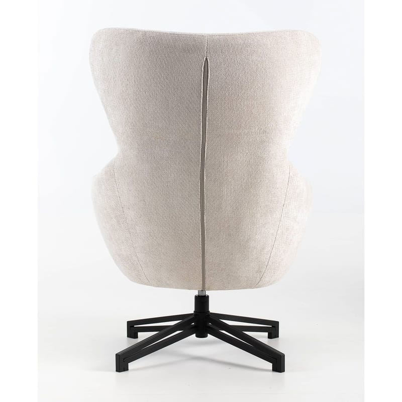 Lænestol HOME4YOU Lionel 158x40xh83 cm, cappuccino - hvid - Møbler - Stole & lænestole - Lænestole