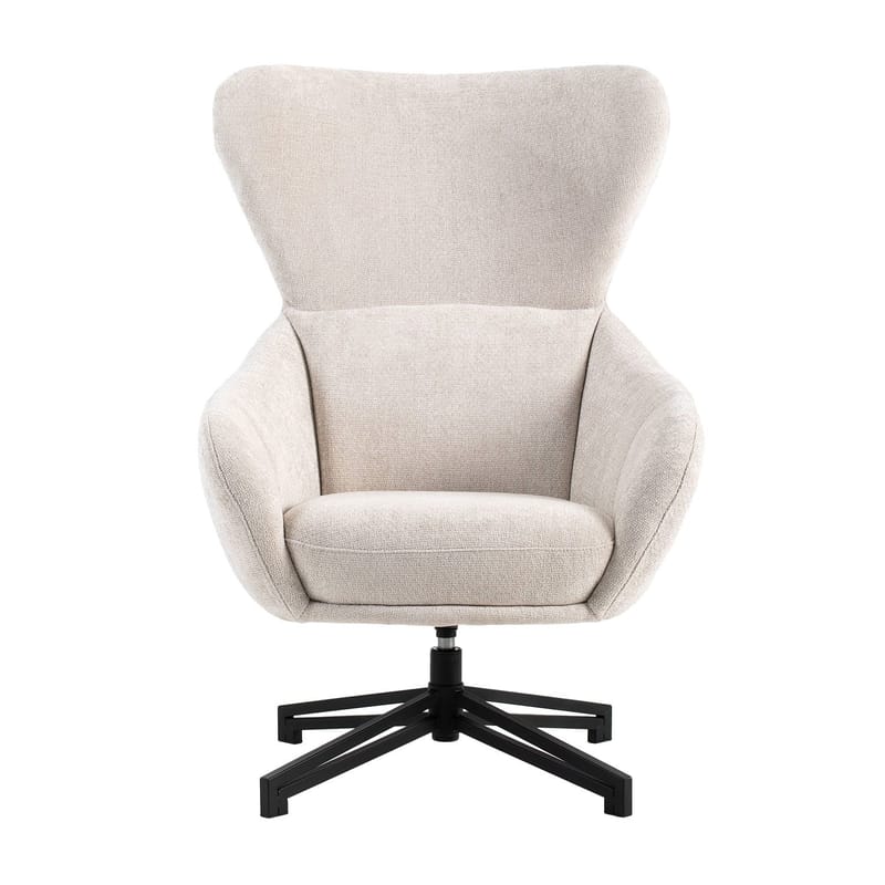 Lænestol HOME4YOU Lionel 158x40xh83 cm, cappuccino - hvid - Møbler - Stole & lænestole - Lænestole