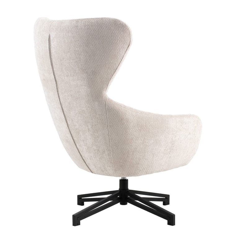 Lænestol HOME4YOU Lionel 158x40xh83 cm, cappuccino - hvid - Møbler - Stole & lænestole - Lænestole