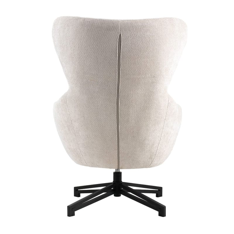 Lænestol HOME4YOU Lionel 158x40xh83 cm, cappuccino - hvid - Møbler - Stole & lænestole - Lænestole