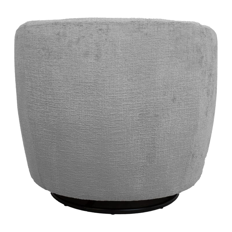 Lænestol HOME4YOU Manuela 80x40xh80 cm, melamin eg - mørkegrå - Møbler - Stole & lænestole - Lænestole - Klubstol