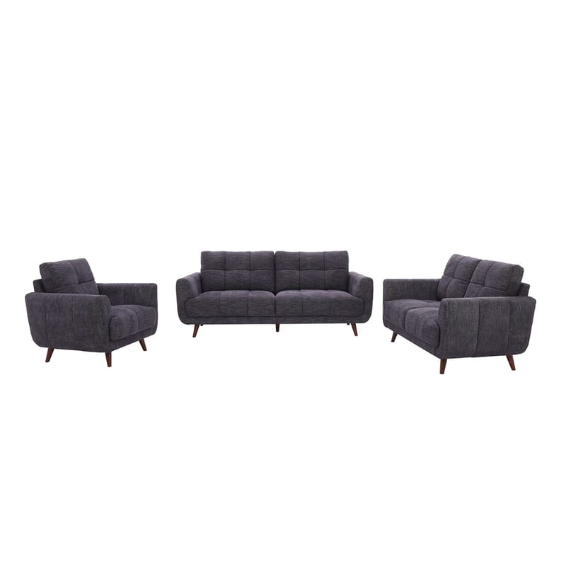 Lænestol HOME4YOU Steve mørkegrå - Mørkegrå - Møbler - Stole & lænestole - Lænestole - Klubstol