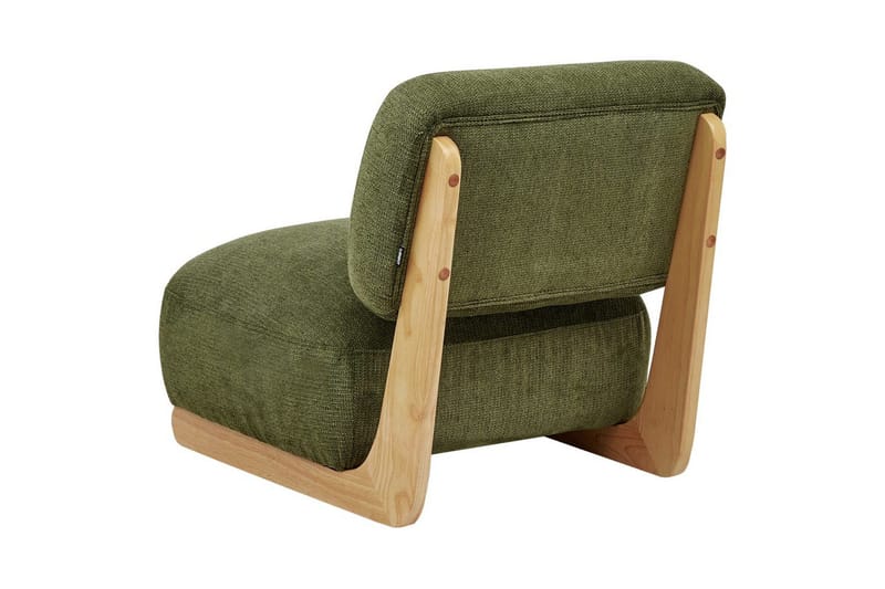 Lænestol Kokkola - Grønt, lyst træ - Møbler - Stole & lænestole - Lænestole