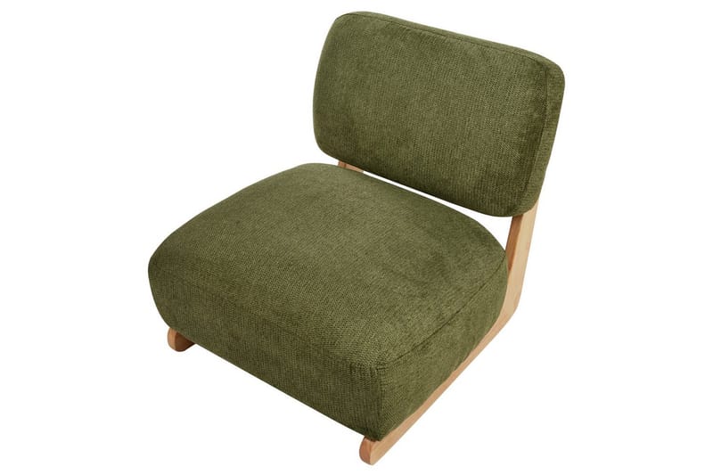 Lænestol Kokkola - Grønt, lyst træ - Møbler - Stole & lænestole - Lænestole - Lænestol uden armlæn