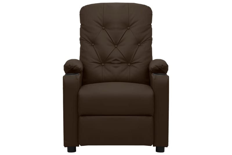 lænestol kunstlæder brun - Brun - Møbler - Stole & lænestole - Lænestole - Recliner lænestol