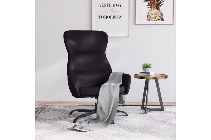 lænestol kunstlæder sort - Sort - Møbler - Stole & lænestole - Lænestole - Recliner lænestol