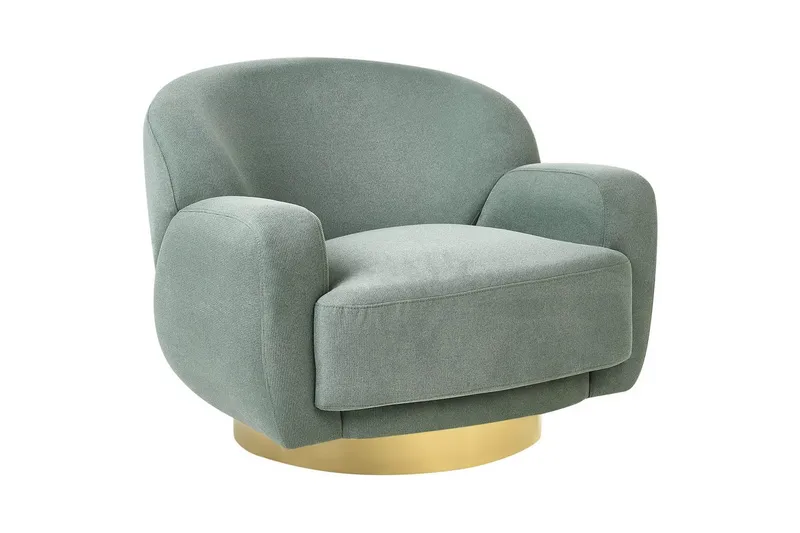 Lænestol Lejre Grøn/guld, Grøn/guld