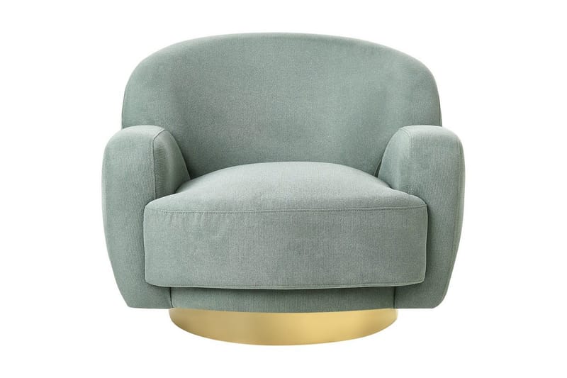 Lænestol Lejre Grøn/guld - Grøn/guld - Møbler - Stole & lænestole - Lænestole - Klubstol