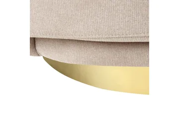 Lænestol Lejre Taupe/guld - Taupe/guld - Møbler - Stole & lænestole - Lænestole - Klubstol