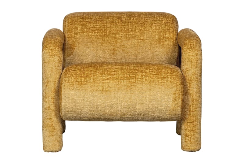 Lænestol Lenny - Guld/Gul - Møbler - Stole & lænestole - Lænestole - Lænestol uden armlæn