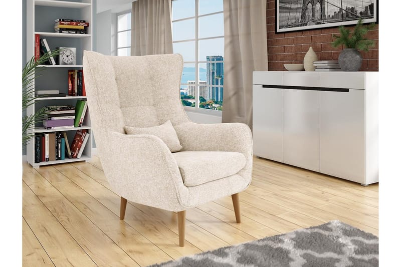 Lænestol LORD - Beige - Møbler - Stole & lænestole - Lænestole