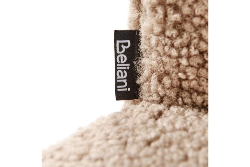 Lænestol Lovelock - Beige, sort/Bouclé, Beige, sort/bouclé - Møbler - Stole & lænestole - Lænestole - Lænestol uden armlæn