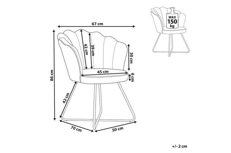 Lænestol Lovelock - Grøn, sort/fløjl, Grøn, Sort/Velour, Grøn, sort/Fløjl - Møbler - Stole & lænestole - Lænestole - Lænestol uden armlæn