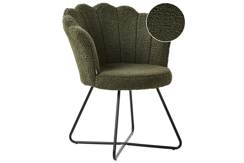 Lænestol Lovelock, Mørkegrøn, Sort/Bouclé, Mørkegrøn, sort/Bouclé, Mørkegrøn, sort/bouclé