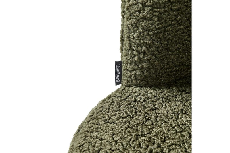 Lænestol Lovelock - Mørkegrøn, Sort/Bouclé, Mørkegrøn, sort/Bouclé, Mørkegrøn, sort/bouclé - Møbler - Stole & lænestole - Lænestole - Lænestol uden armlæn