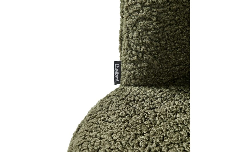 Lænestol Lovelock - Mørkegrøn, Sort/Bouclé, Mørkegrøn, sort/Bouclé, Mørkegrøn, sort/bouclé - Møbler - Stole & lænestole - Lænestole - Lænestol uden armlæn