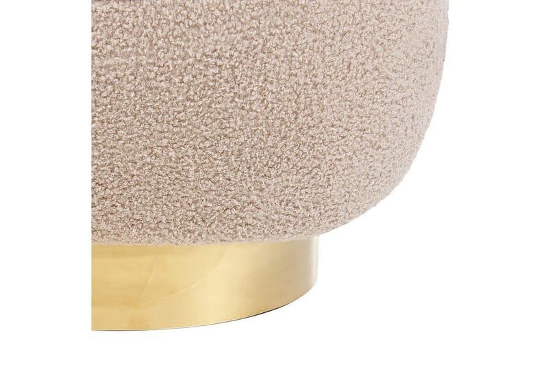 Lænestol Loviisa - Beige, guld - Møbler - Stole & lænestole - Lænestole - Lænestol uden armlæn