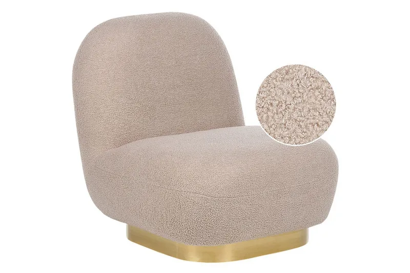Lænestol Loviisa, Beige, guld