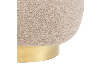 Lænestol Loviisa - Beige/guld - Møbler - Stole & lænestole - Lænestole - Lænestol uden armlæn