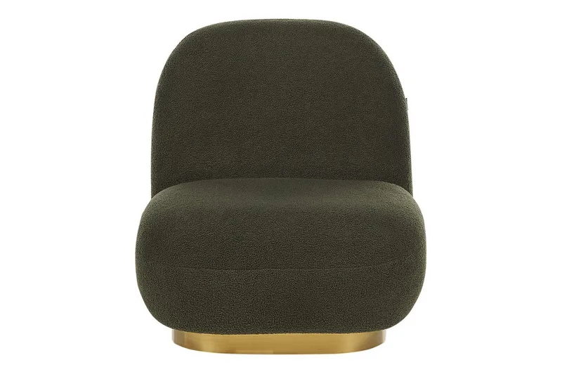 Lænestol Loviisa - Grønt, guld - Møbler - Stole & lænestole - Lænestole - Lænestol uden armlæn