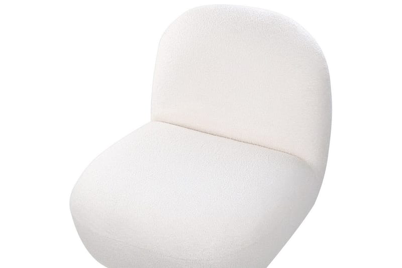 Lænestol Loviisa - Hvid, guld - Møbler - Stole & lænestole - Lænestole - Lænestol uden armlæn