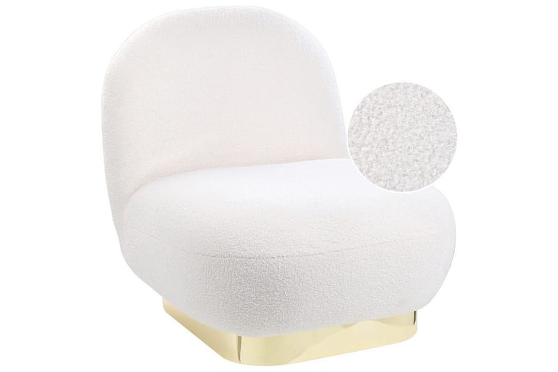 Lænestol Loviisa, Hvid, guld